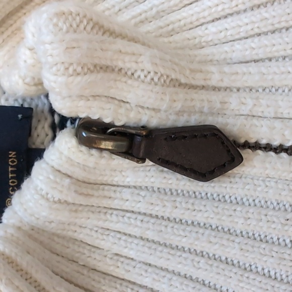 Brooks Brothers Heavy Cardigan Double Zipper 100% supima cotton XL - Picture 6 of 9